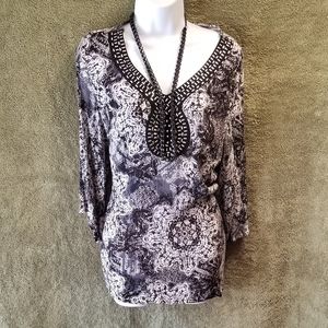Dressbarn long sleeve blouse